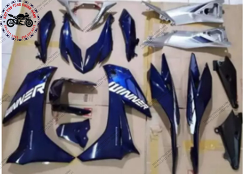 14 chi tiết nhựa màu theo xe Winner X-2019. Có đủ các màu theo xe