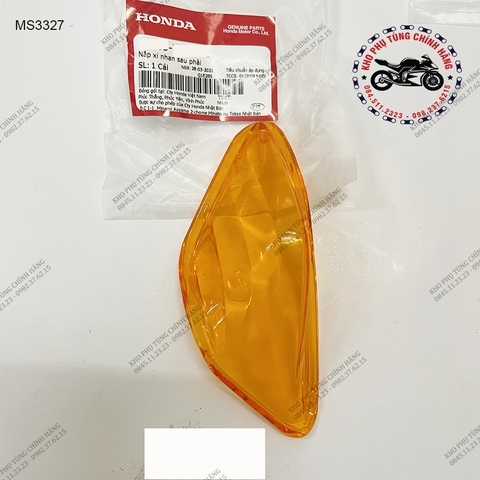 NẮP ĐÈN XI NHAN SAU WAVE 100CC MÀU CAM