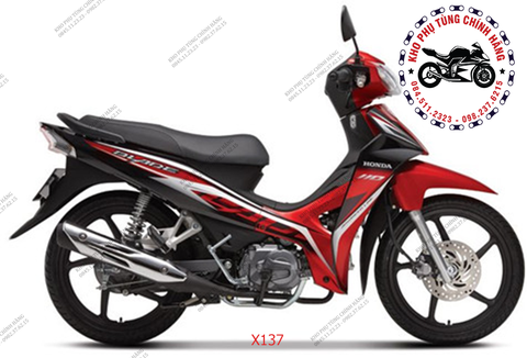 Bộ nhựa dàn áo wave Blade (xe số)-2014 BẢN Thể thao-(Có 4 màu:Đen xám-Trắng đen- Đỏ đen -Cam đen)