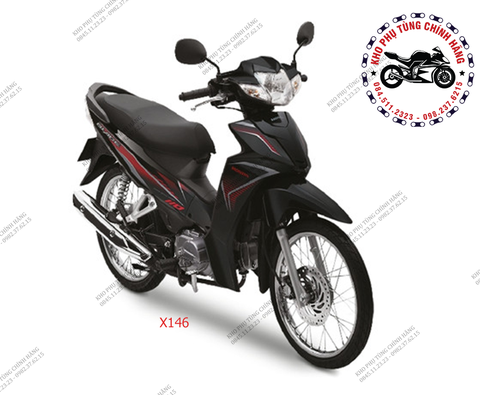 Bộ nhựa dàn áo wave Blade (xe số)-2017 BẢN Tiêu chuẩn (Có 3 màu: Đen-Trắng-Đỏ)