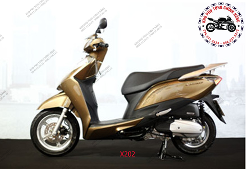 Bộ nhựa dàn áo Lead 125cc-2013. Bản tiêu chuẩn. Có 6 màu: Đen-Trắng-Đỏ mận-Xám-Vàng đồng-Nâu