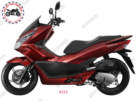 Bộ nhựa dàn áo PCX bản tiêu chuẩn-2015 (Có 3 màu: Đen- Xanh Lam- Đỏ)