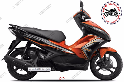 Bộ dàn áo AirBlade-2014- có 5 màu