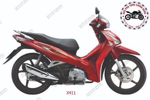 Bộ nhựa dàn áo Future 125 - 2013. Có 5 màu: Đen- Đỏ đen- Đỏ tươi- Xám- Nâu