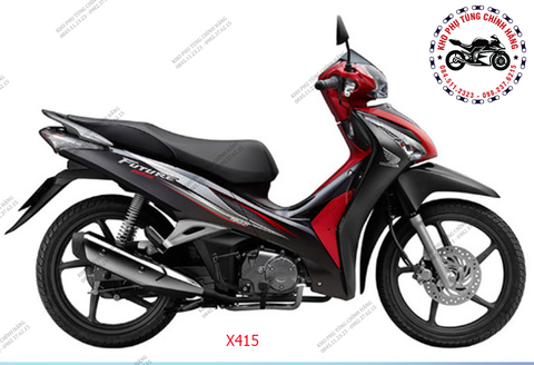 Bộ nhựa dàn áo Future 125 -(2015-2016). Có 5 màu: Đen ghi- Đen đỏ-Xám ghi- Đen-Nâu vàng-Đỏ