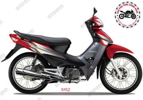 Bộ nhựa dàn áo wave S -2007 (Có 3 màu: Đỏ-Đen-Xanh)
