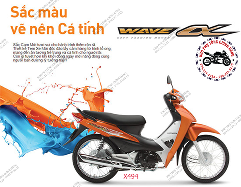 Bộ nhựa dàn áo wave Alpha-2016 (Có 5 màu: Đỏ-Xanh- Trắng-Đen-Cam)