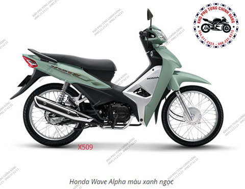 Bộ nhựa dàn áo wave Alpha 110cc-2019 (Có 6 màu: Đen- Trắng-Xanh nước biển-Xanh nõn chuối-Đỏ- xanh đậm)