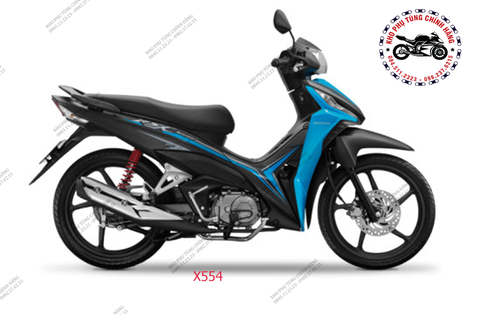 Bộ nhựa dàn áo RSX 110cc- 2017 tem 3D (Có 4 màu: Xanh- Đỏ- Trắng- Đen)
