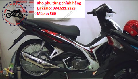 Bộ nhựa dàn áo RSX 110cc- 2018 tem chìm (Có 4 màu: Xanh cốm- Trắng- Đỏ-Xanh dương)