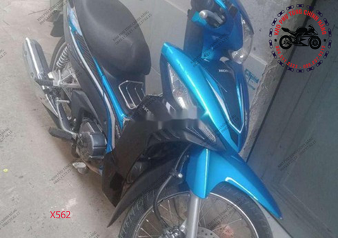 Bộ nhựa dàn áo RSX 110cc- 2018 tem chìm (Có 4 màu: Xanh cốm- Trắng- Đỏ-Xanh dương)