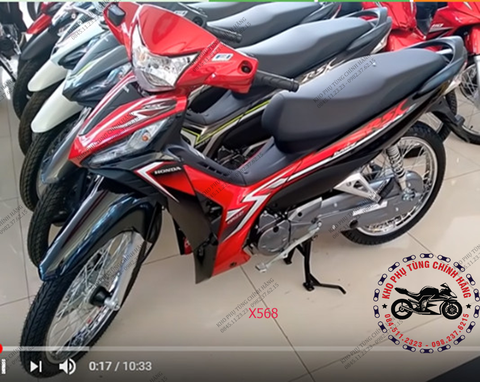 Bộ nhựa dàn áo RSX 110cc- 2019 tem chìm (Có 4 màu: Xanh dương- Đỏ-Trắng- Xanh cốm)