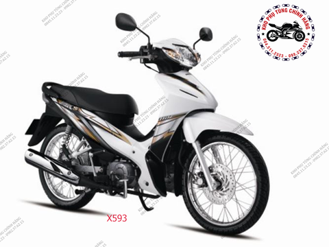 Bộ nhựa dàn áo wave S110 -2011 (Có 2 màu: Đỏ-Trắng)