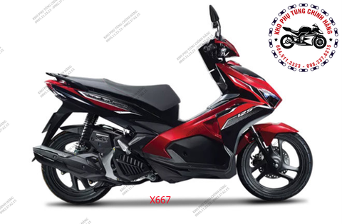 Bộ nhựa dàn áo Air Blade - 2019 Bản tiêu chuẩn. Có 4 màu