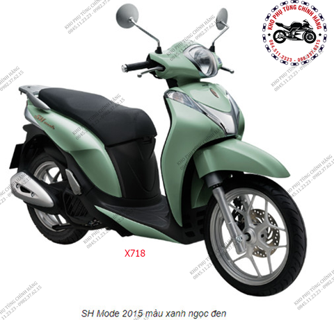 Bộ nhựa dàn áo SH Mode- 2015. Có 7 màu