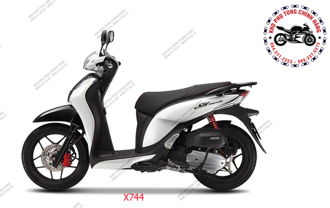 Bộ nhựa dàn áo SH Mode- 2018 Bản Cá tính. Có 3 màu: Đỏ đậm- Bạc mờ- Trắng