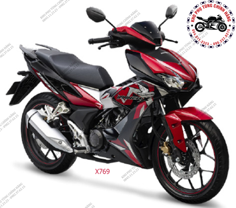 Bộ nhựa dàn áo Winner X-2020 Bản Camo - Có 2 màu: Xanh đậm-Đỏ 