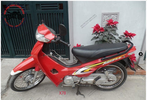 Bộ dàn áo wave anpha -(2003-2004) (wave nhỏ lốc trắng/ máy trắng). Có 6 màu