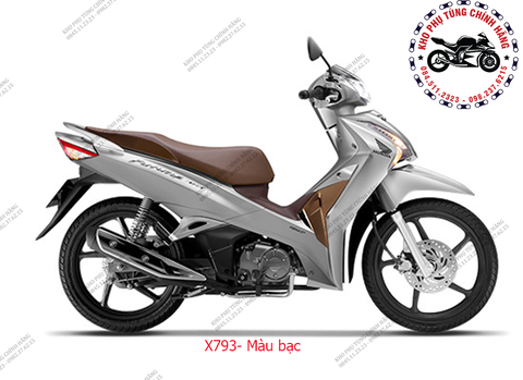 Bộ nhựa dàn áo Future 125 -2020 Vành đúc. Có 5 màu: Đen mờ- Xanh- Bạc-Trắng- Đỏ