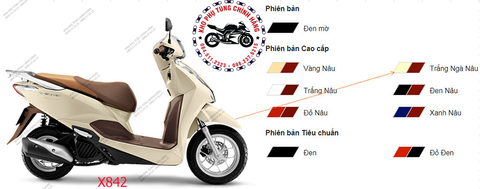 Bộ nhựa dàn áo Lead 125cc- (2019-2021)- bản cao cấp. Có 6 màu: Xanh- Đỏ-Trắng-Đen-Vàng-Trắng ngà.