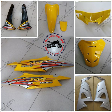 Phần nhựa sơn màu wave Rs-2006 (Có 5 màu: Đỏ-xanh ngọc-vàng-Tím hồng- cam)