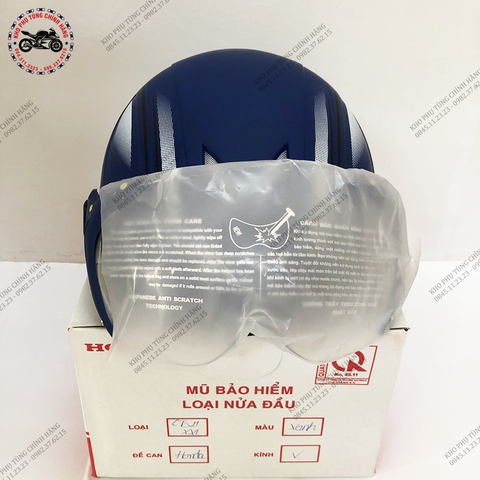 Mũ nửa đầu Matt - Xanh