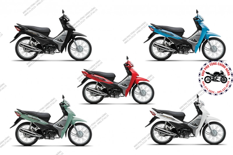 Bộ nhựa dàn áo wave Alpha 110cc-2017 (Có 5 màu: Đen- Trắng-Xanh nước biển-Xanh nõn chuối-Đỏ)