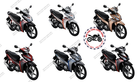 Bộ nhựa dàn áo RSX 110cc- 2012-(Có 6 màu: Xám bạc-Trắng- Vàng đồng-Đen-Đỏ đen-Trắng đen)