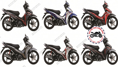 Bộ nhựa dàn áo RSX 110cc- 2013-(Có 6 màu: Xám vàng-Đen xám-Đen đỏ-Trắng xanh-Trắng đỏ-Đỏ đen)