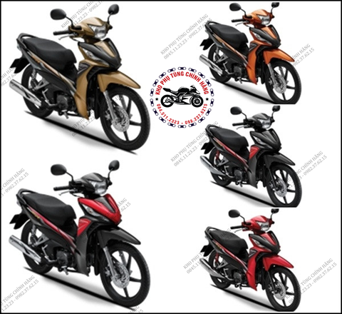 Bộ nhựa dàn áo RSX 110cc- 2014-(Có 6 màu: Đen đỏ- Đỏ đen-Trắng- Đen-Vàng đồng- Cam)