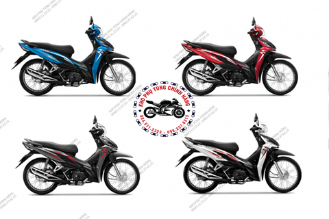 Bộ nhựa dàn áo RSX 110cc- 2020 Vành nan (Có 4 màu: Xanh dương- Đỏ-Trắng- Xám đen)