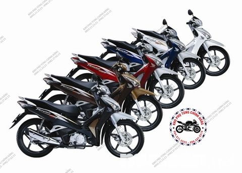 Bộ nhựa dàn áo Future 125 - 2011. Có 5 màu: Đỏ-Xanh-Nâu-Đen- Trắng