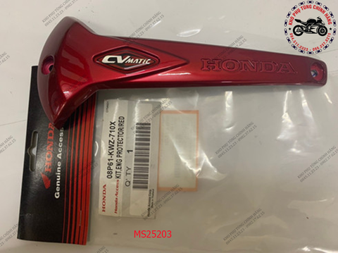 Nắp chắn nhiệt động cơ RSX AT. Có 2 màu: Đỏ-Xanh