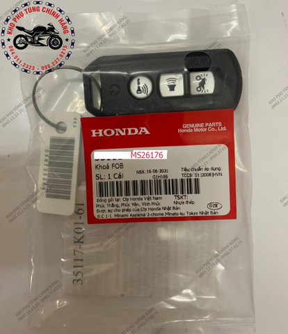 Khóa FOB điều khiển thông minh SH (2012-2019)