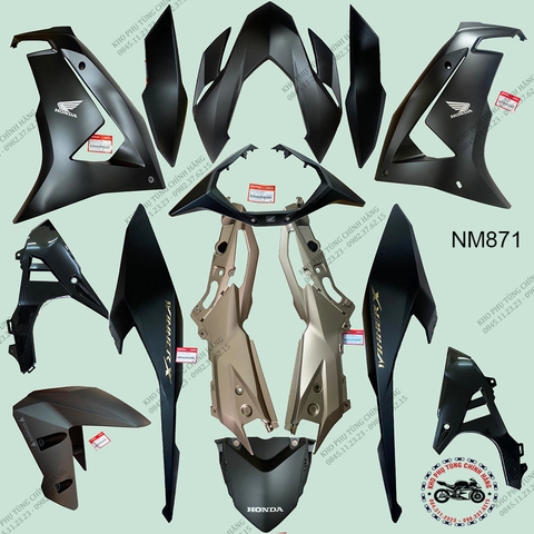 Bộ nhựa màu 14 chi tiết xe Winner X đời 2022 phiên bản đặc biệt