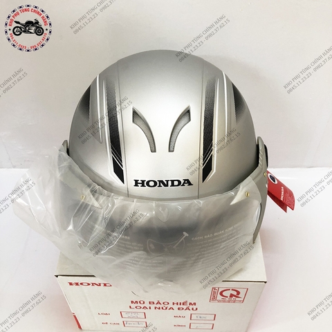 MŨ BẢO HIỂM HONDA NỬA ĐẦU CÓ KÍNH 