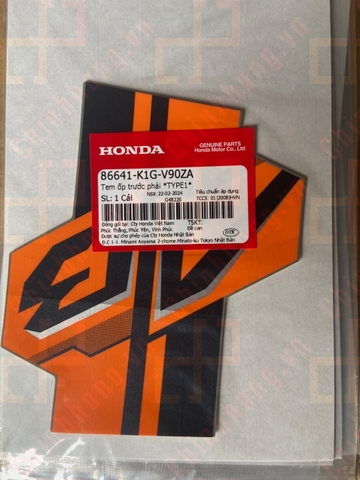 Tem Ốp trước phải *Type1*