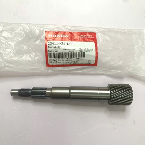 Trục sơ cấp VISION 2014-2020