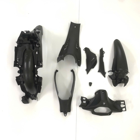 BỘ NHỰA NHÁM ĐEN-Bộ nhựa Future 125-2019 màu trắng