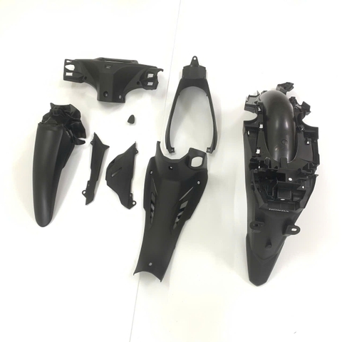 BỘ NHỰA NHÁM ĐEN-Bộ nhựa Future 125-2019 màu trắng