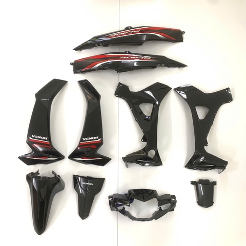 BỘ NHỰA MÀU BÓNG-Bộ nhựa Future 125-2019 màu trắng