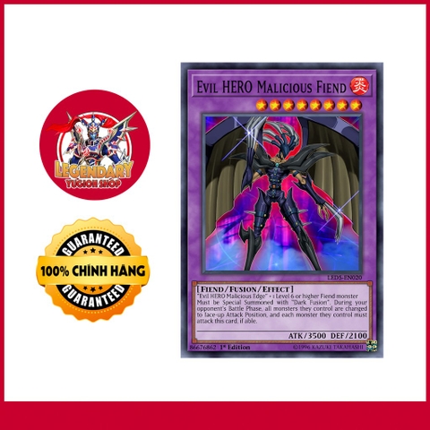 [JP]Thẻ Bài Yugioh Chính Hãng] Evil Hero Malicious Fiend