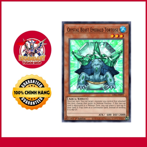 [Thẻ Bài Yugioh Chính Hãng] Crystal Beast Emerald Tortoise