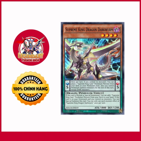 [Thẻ Bài Yugioh Chính Hãng] Supreme King Dragon Darkwurm