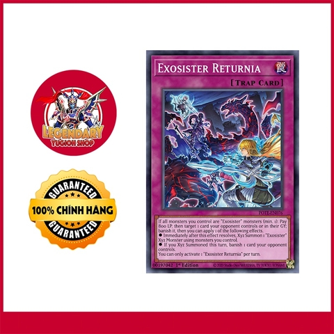 [Thẻ Bài Yugioh Chính Hãng]  Exosister Returnia
