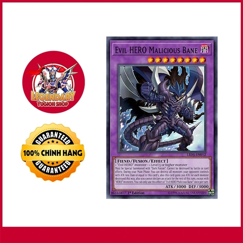 [EN][Thẻ Bài Yugioh Chính Hãng] Evil HERO Malicious Bane