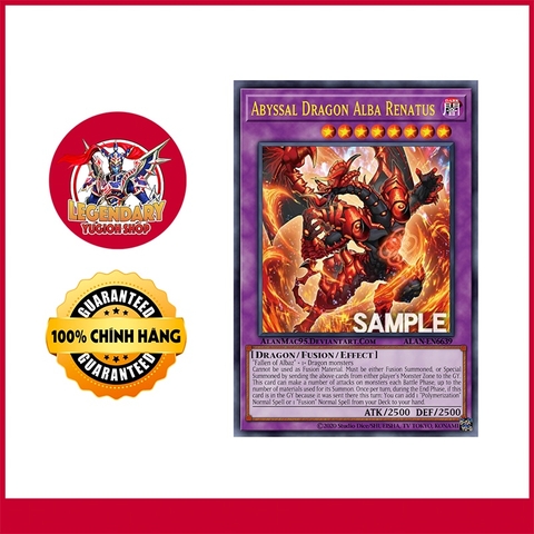 [EN-JP] [Thẻ Bài Yugioh Chính Hãng] Alba Lenatus the Abyssal Dragon