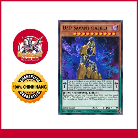 [EN][Thẻ Bài Yugioh Chính Hãng] D/D Savant Galilei