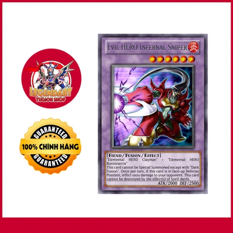 [JP][Thẻ Bài Yugioh Chính Hãng] Evil Hero Infernal Snipper