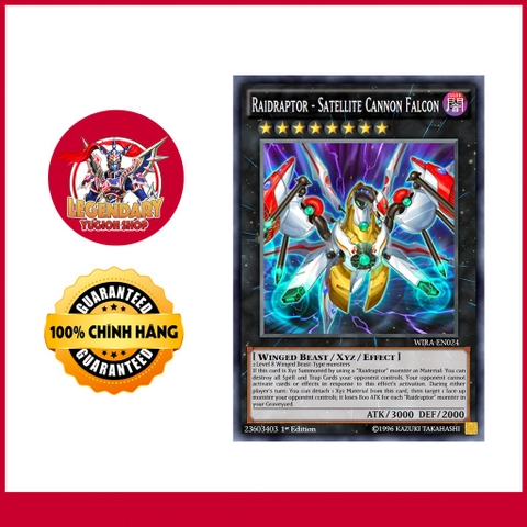 [Thẻ Bài Yugioh Chính Hãng] Raidraptor - Satellite Cannon Falcon